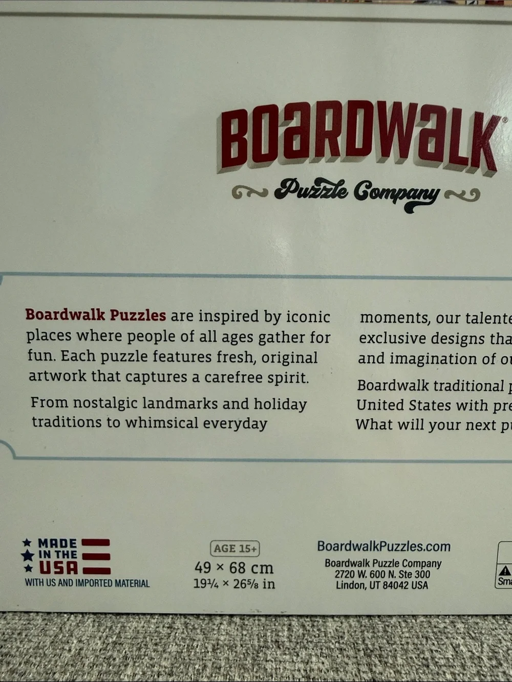 Boardwalk San Francisco Bay 1000-Piece Jigsaw Puzzle - Colorful Map Design